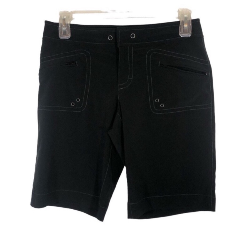Athleta Women’s Size 6 Black 9”Rise Bermuda 12” Inseam Short Water Repellent
